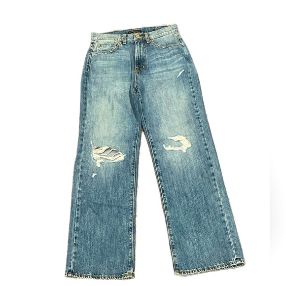 MODERN AMERICAN Jackson The Dad Jean High Rise Relaxed Leg Sz 26 Fidelity Denim - Picture 1 of 11